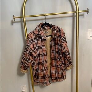 Plaid Hooded Jacket